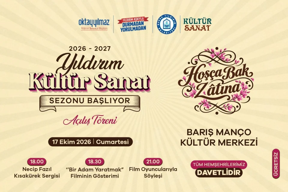 Yıldırım Kültür Sanat 2026-2027 Açılış Töreni